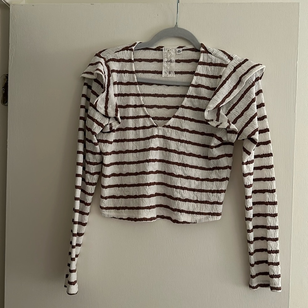 Striped crop top